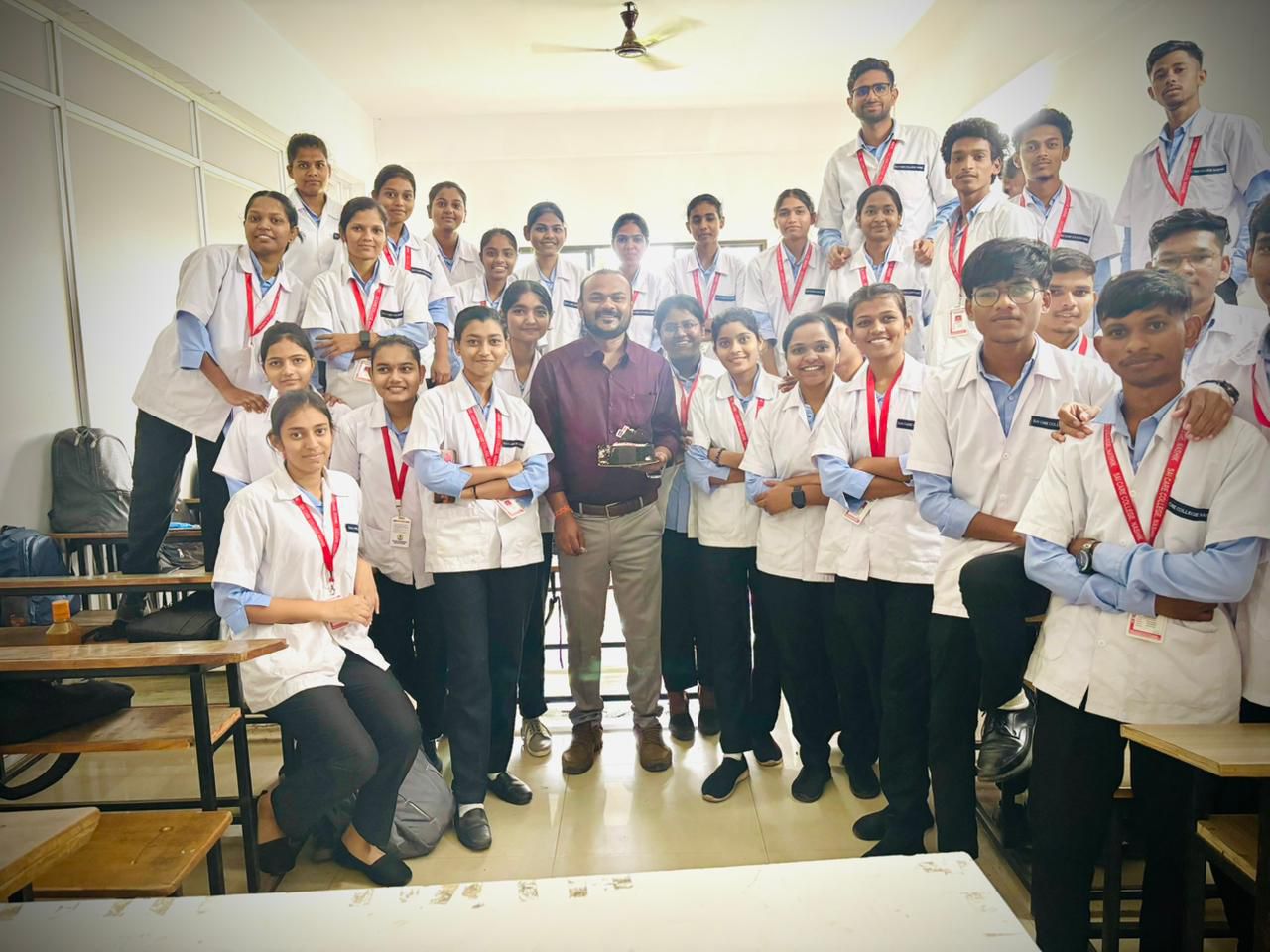 Modern college building